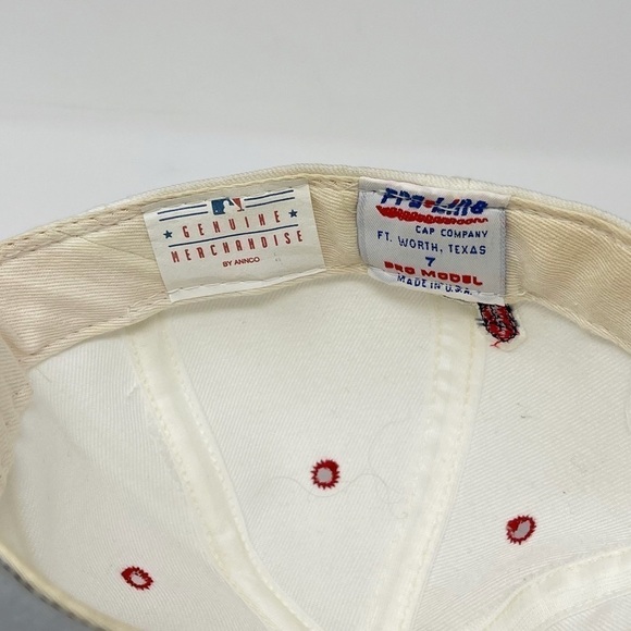 Vintage Cleveland Indians Hat by Pro Line MLB Made in USA - Picture 6 of 6